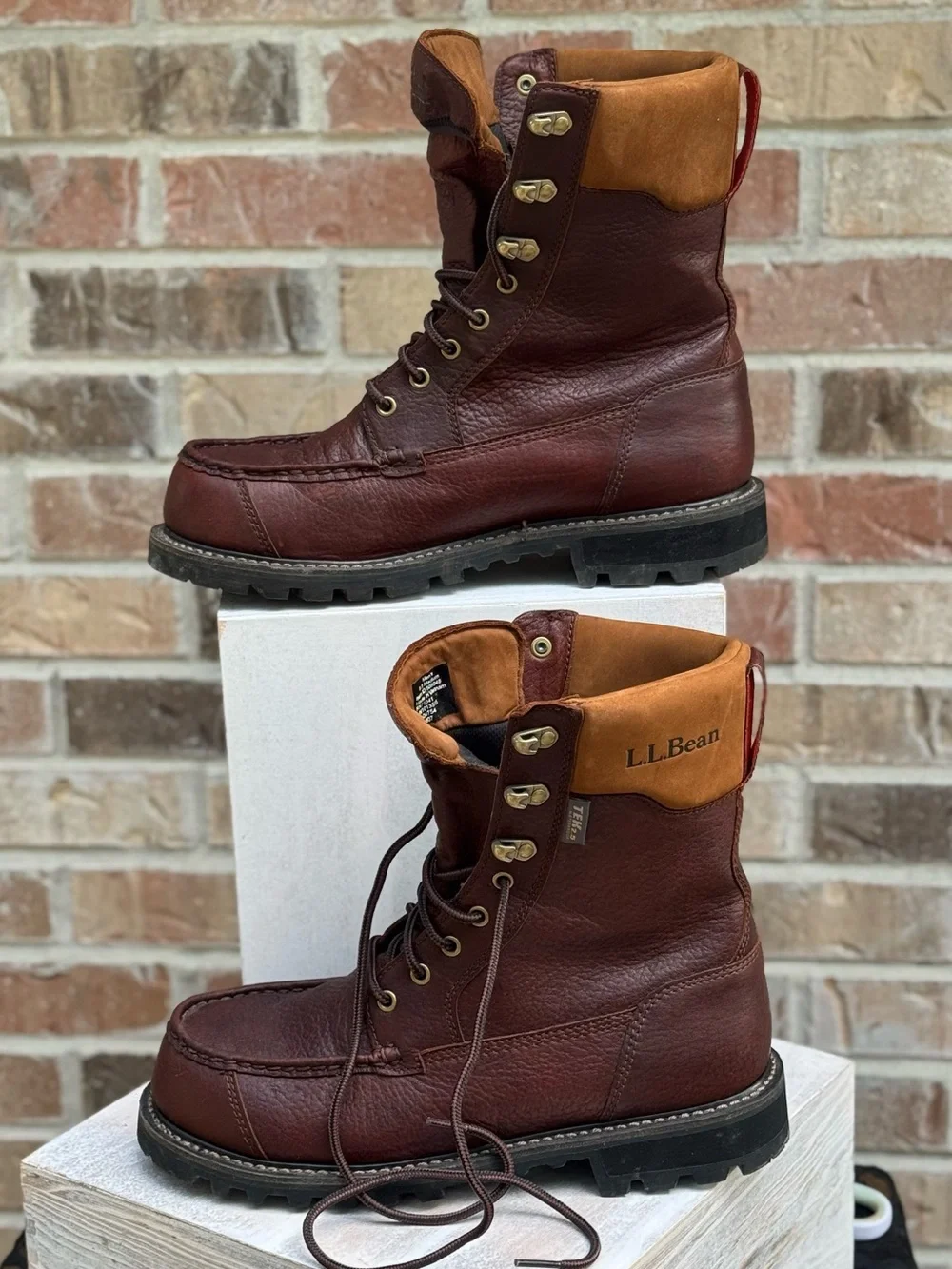 L.L. Bean sturdy leather